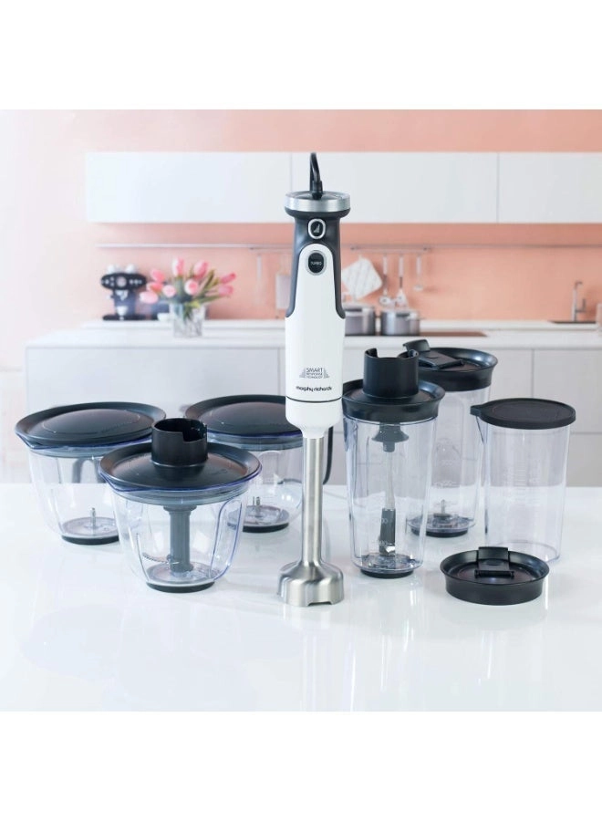 Morphy Richards Total Control Hand Blender Prep Set - 8 Speeds Multi-Function Attachments