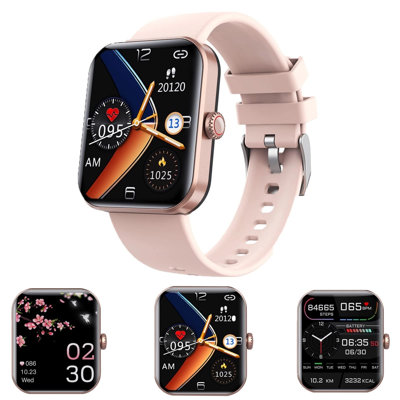 X&Z-XAOY Smart Watch - 1.3-inch 240*240 Blood Pressure Monitoring