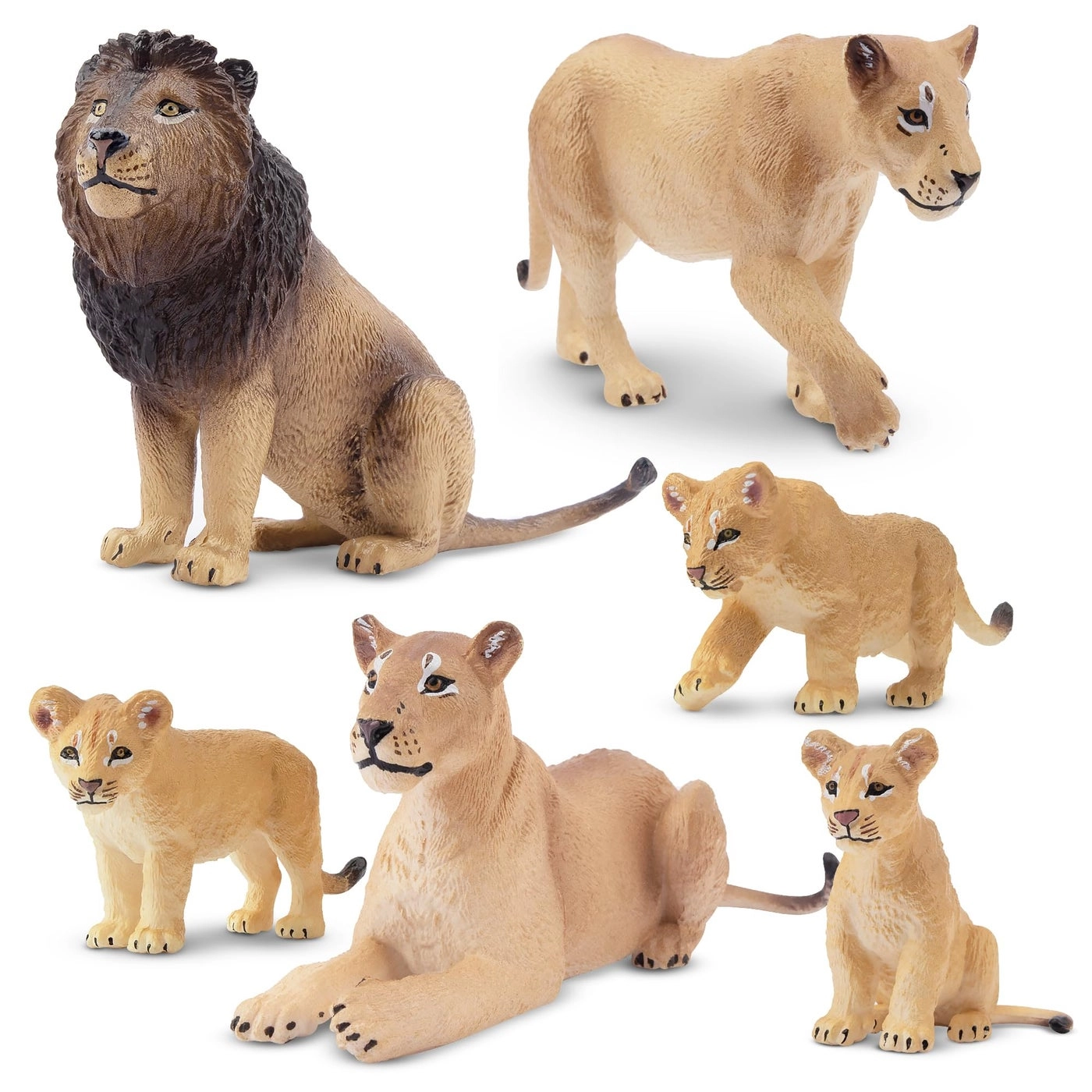 Lion Figurines - 6PCS