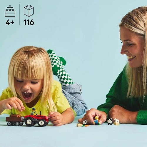 Farm Tractor (60461) - Trailer Sheep 2 minifigures