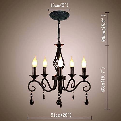 French Country Chandeliers - 35.4"/90cm