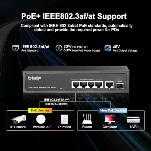 5*2.5G POE - 5-ports