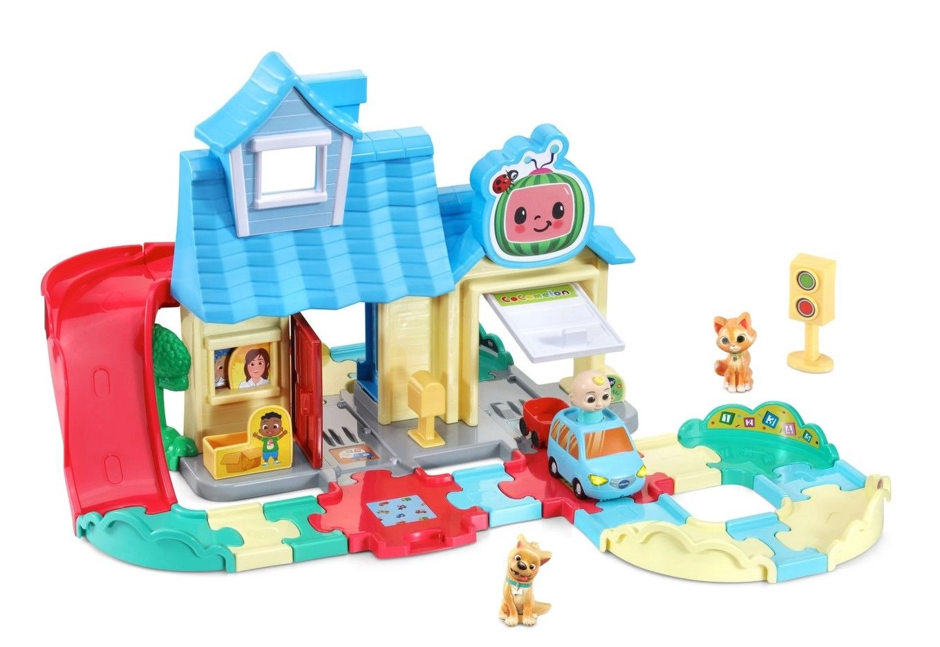 VTech Cocomelon Go! Go! Smart Wheels JJ’s House Track Set