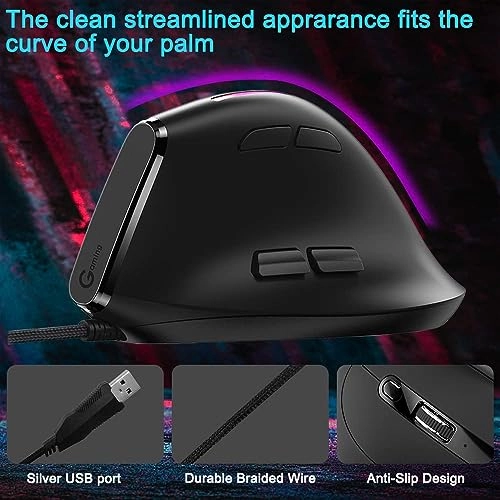 Vertical Gaming Mouse - USB