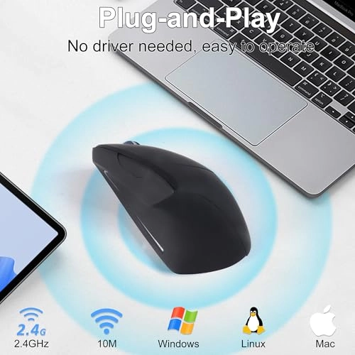 Vertical Mouse - USB+Bluetooth+Wired