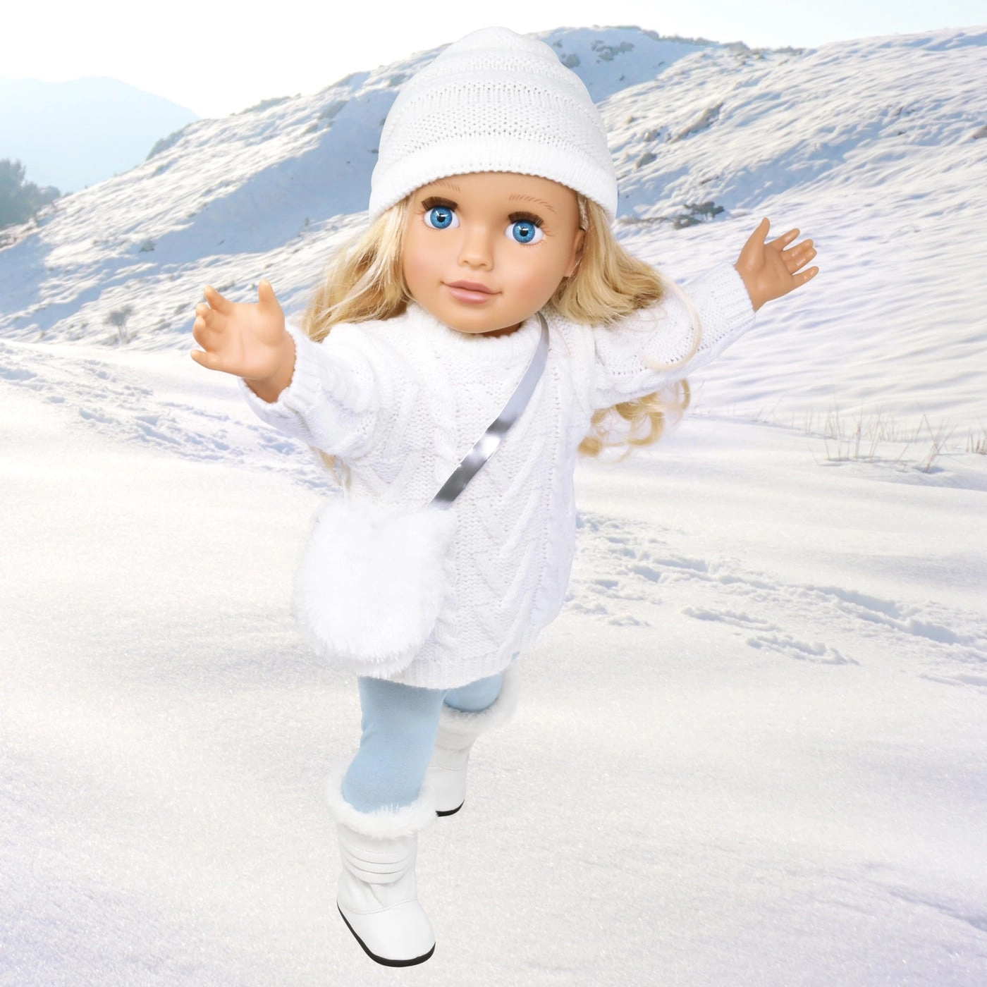 Fashion Princess Doll - 18 Inch Long Blond Hair 2 Outfits