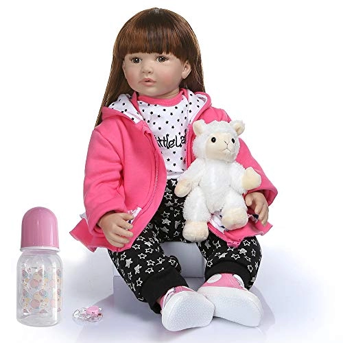 Fridolin Reborn Baby Doll - 24inch Long Hair Ages 3+ Pack