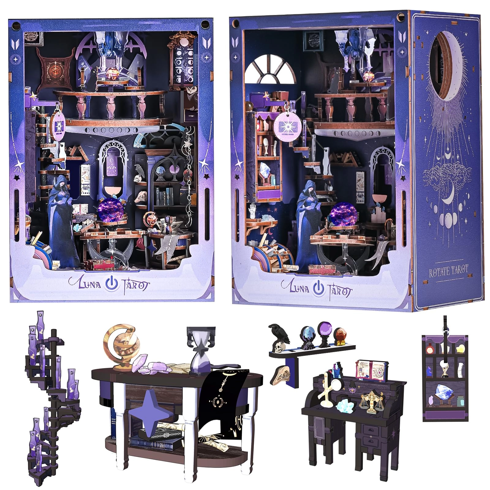 Spilay Book Nook Kit - LUNA TAROT
