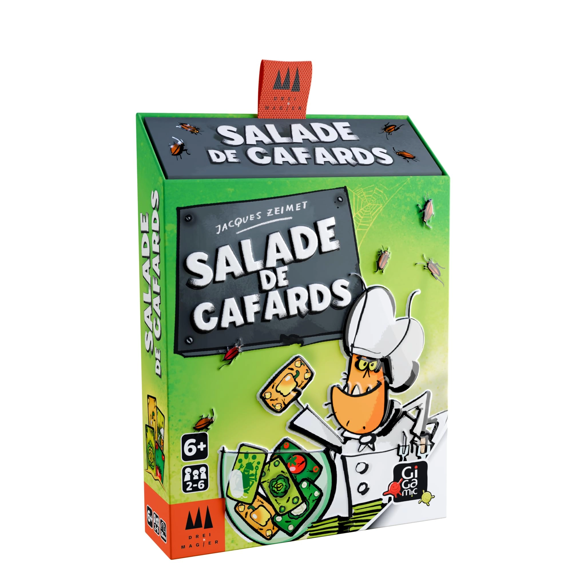 Gigamic Drksal: Salad Cockroaches - Card Game (French)