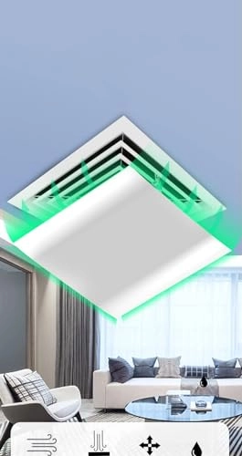 Air Conditioning Windshield Angel - Adjustable Square 30cm