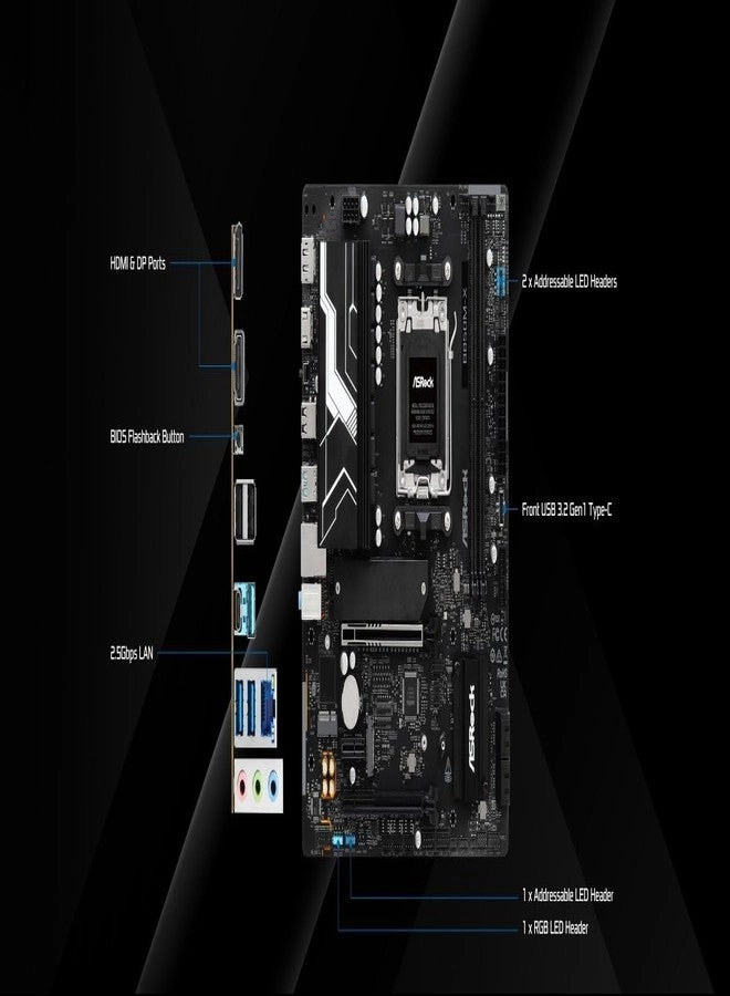 B850M-X R2.0 - AM5 Micro-ATX DDR5 8200+ OC