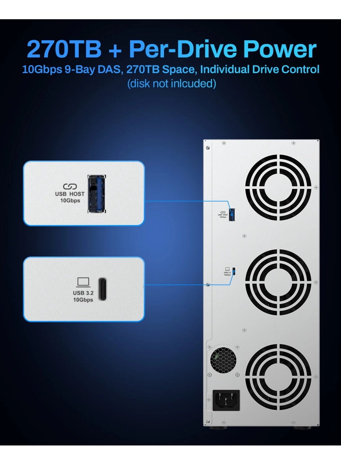 D9-320 - USB 3.2 Gen2 SATA 3.5"/2.5"