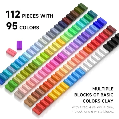 Polymer Clay Kit - Polymer Clay 1120 g 117 pcs.