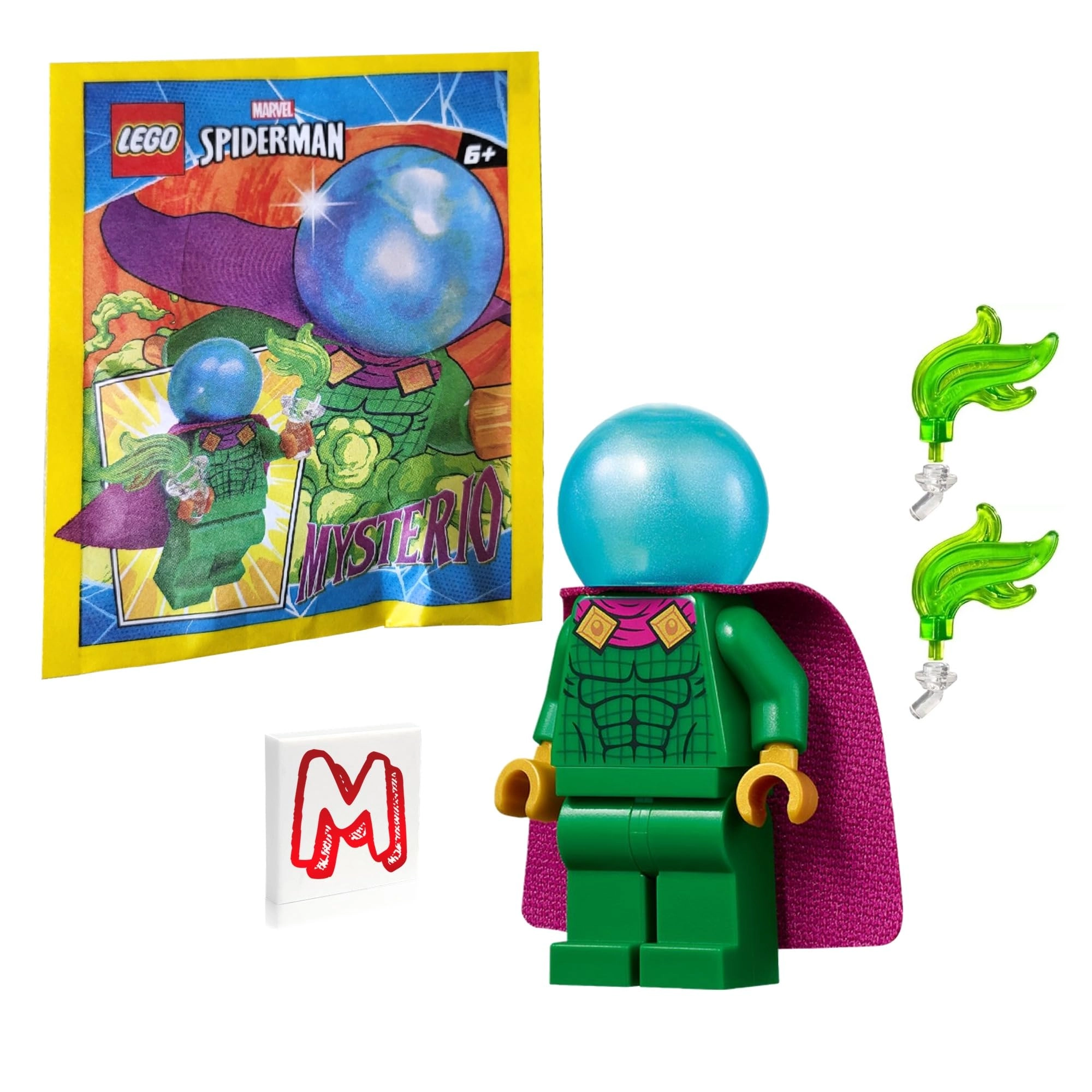 LEGO Spiderman Minifigure - Mysterio - Super Heroes