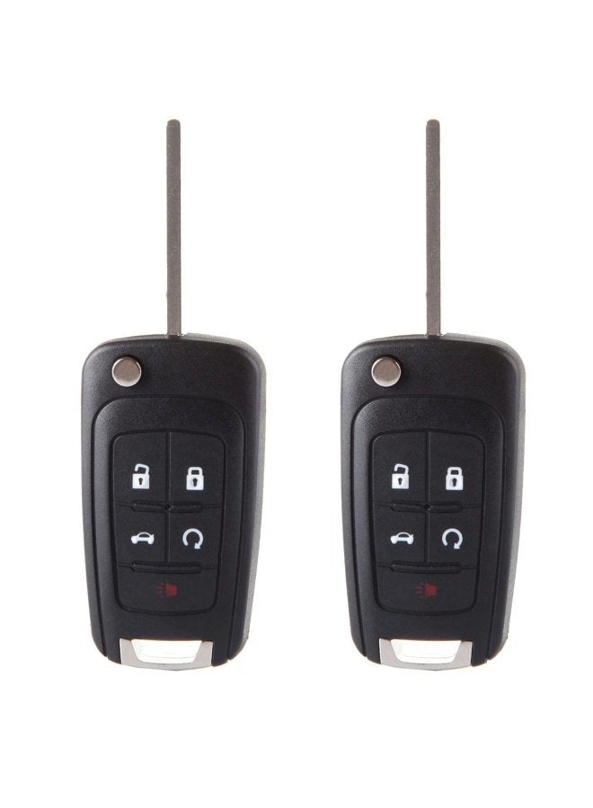 ECCPP 5 Button Remote Key Fob Case - Flip 2 piece(s)
