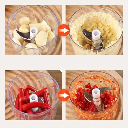Mini Garlic Chopper - 250ml 50 watts