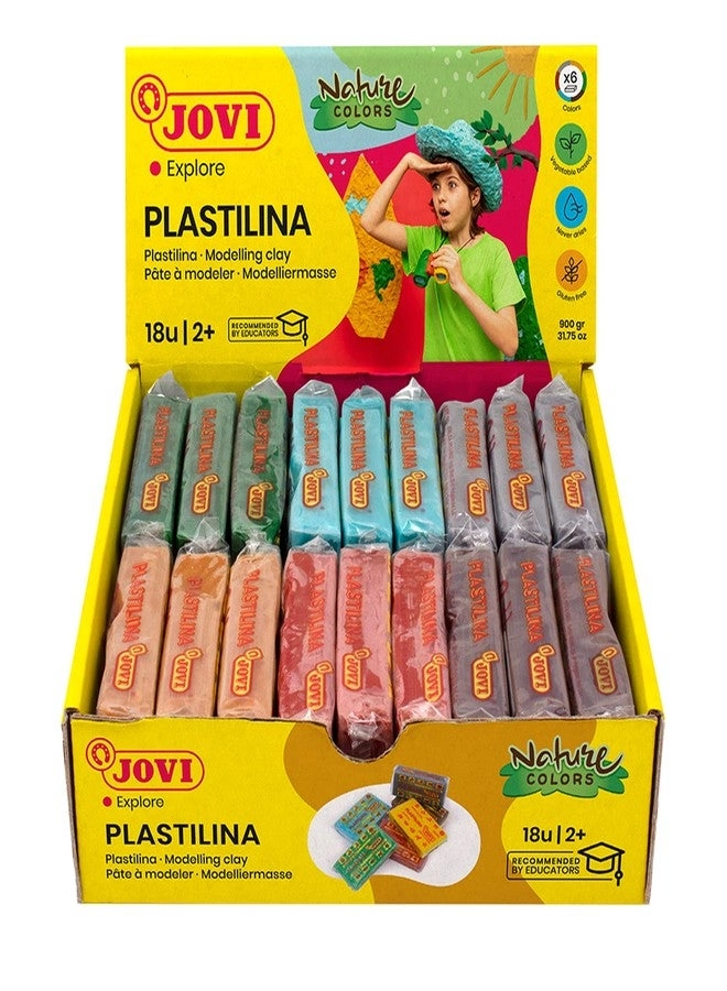 Jovi Plastilina - Non-Drying Modelling Clay 50g 18pcs.
