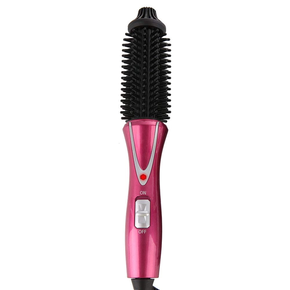 Folding Curler Comb - Red Ceramic