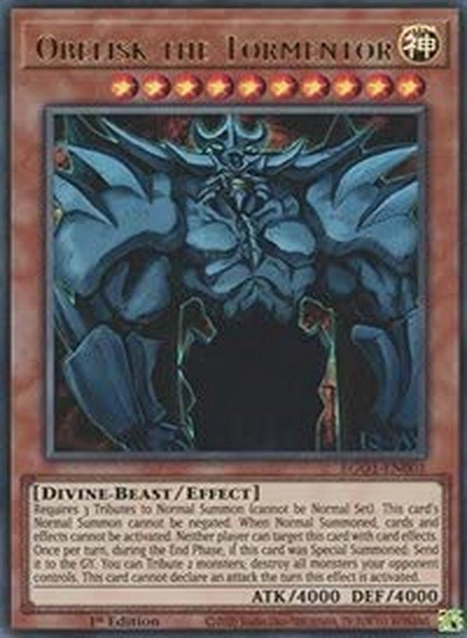 Yu-Gi-Oh! Obelisk The Tormentor - EGO1-EN001 1st Edition