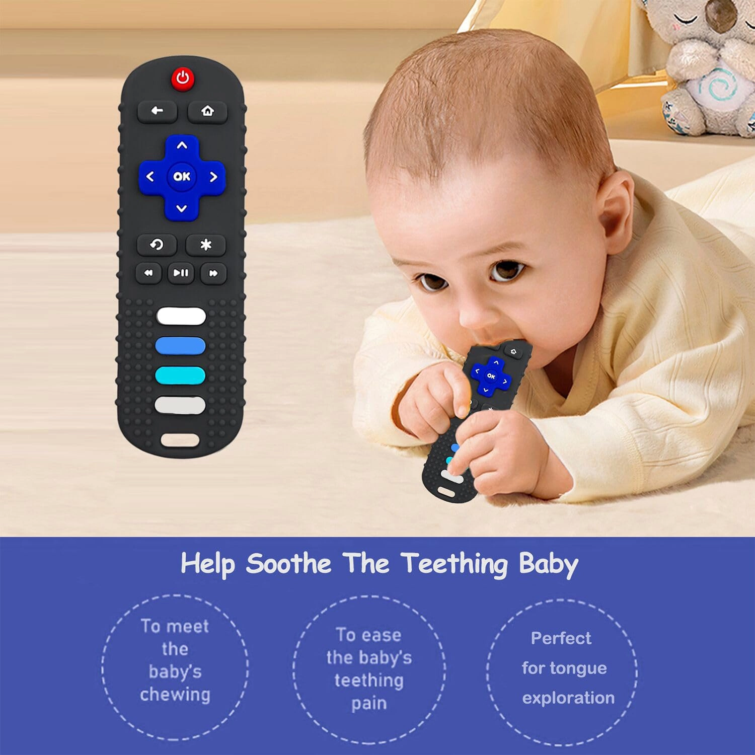 Remote Control Teether - Silicone