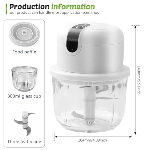 Electric Kitchen Chopper - 300 ml USB