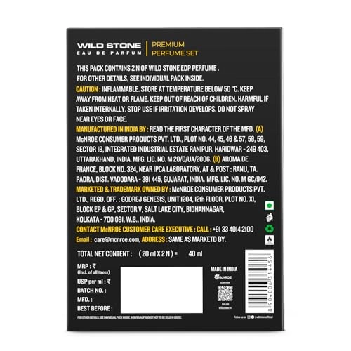 Perfume Gift Set for Men - Eau de Parfum 2x20ml
