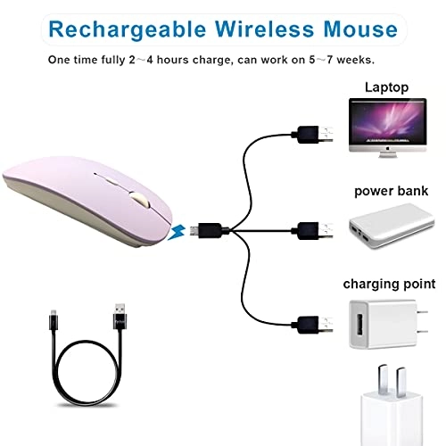 Rechargeable Silent Mouse - Bluetooth