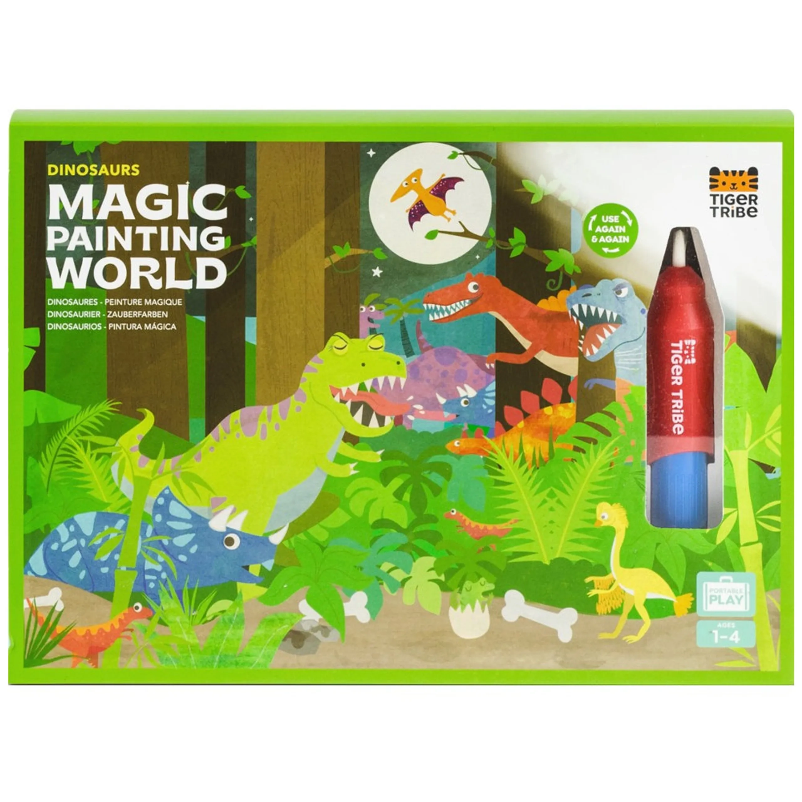 Tiger Tribe Magic Painting World Dinosaur- 3+ years