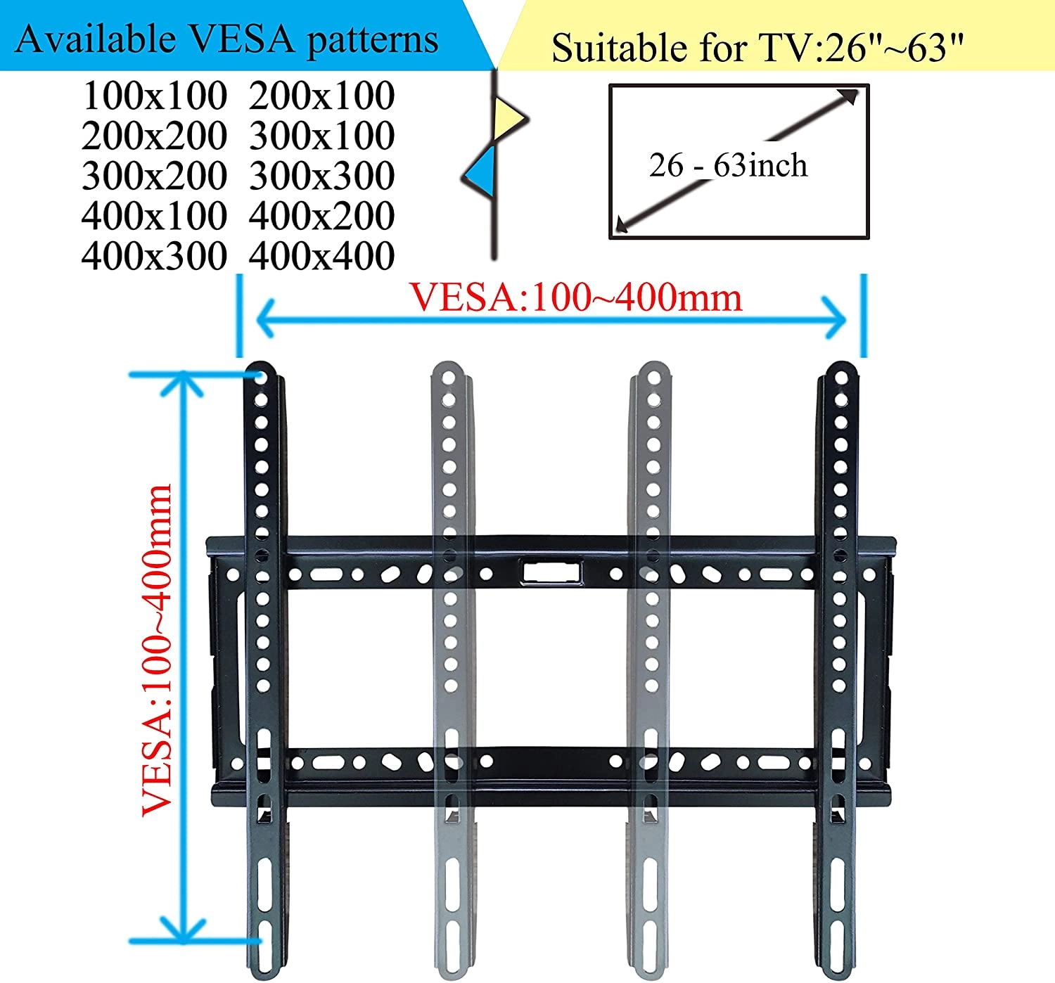 TV Stand Wall Mount - 26-65 Inch