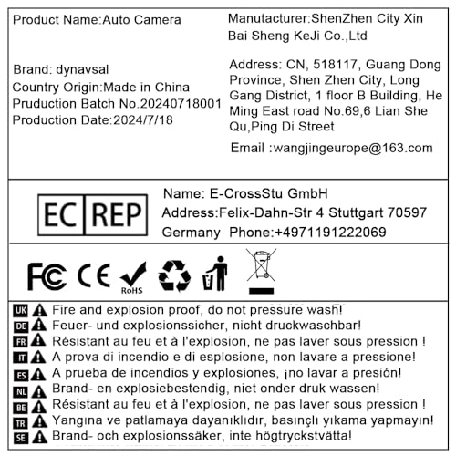 Rear View Camera + TFT LCD Screen Car Monitor - 7 Inches
