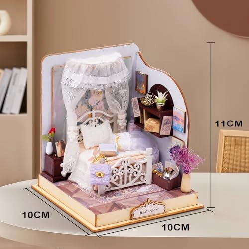 DIY Miniature House - Bed Room Wood