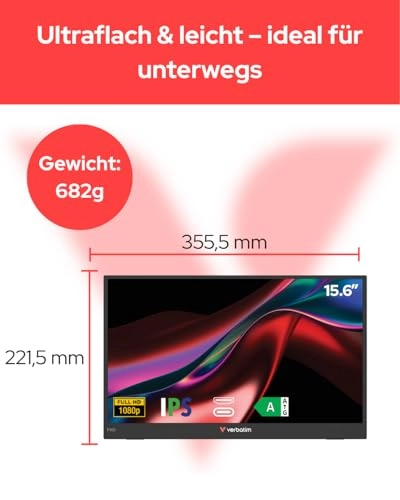 Portable Monitor - Full HD 15.6 Inches