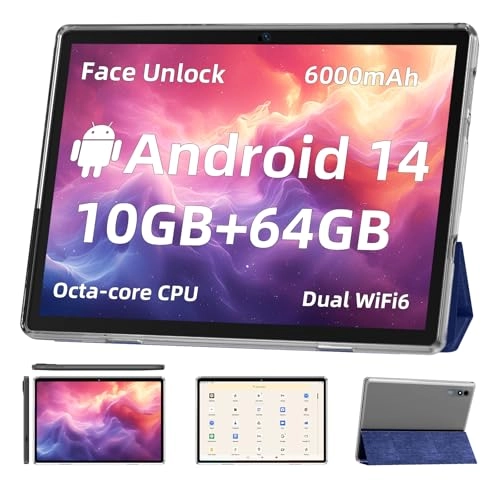 Android 14 Tablet - 64GB 10.1"