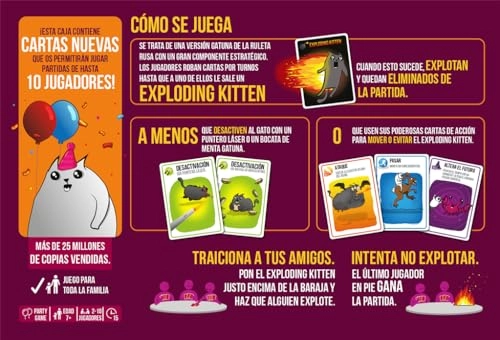 Exploding Kittens: Party Pack (Spanish)