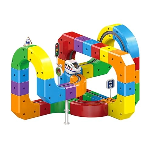 3D Railway Track - 81 Piece USB Rechargeable
