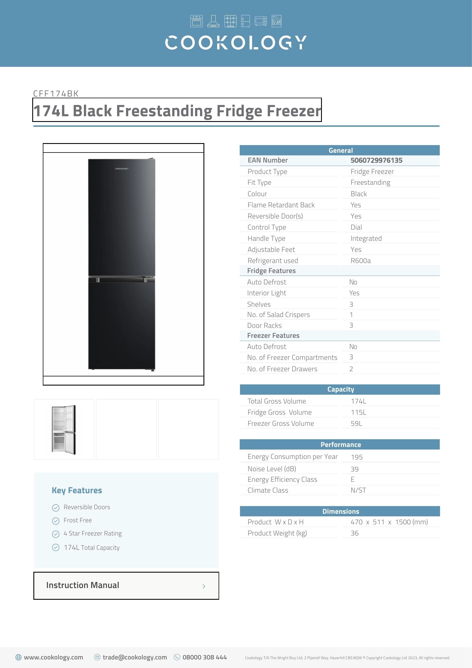 CFF174WH