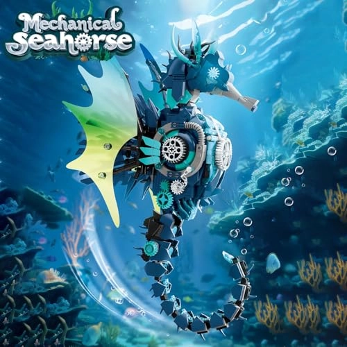 Mechanical Seahorse (7011) - Steampunk Moveable Parts