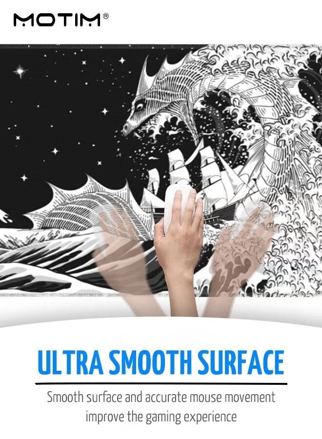 Extended Cloth Gaming Mouse Pad - 90x40 cm