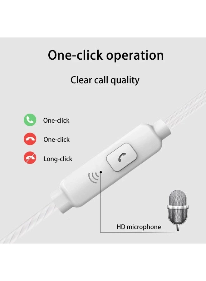 Wire Control Headset - Wired Headphone