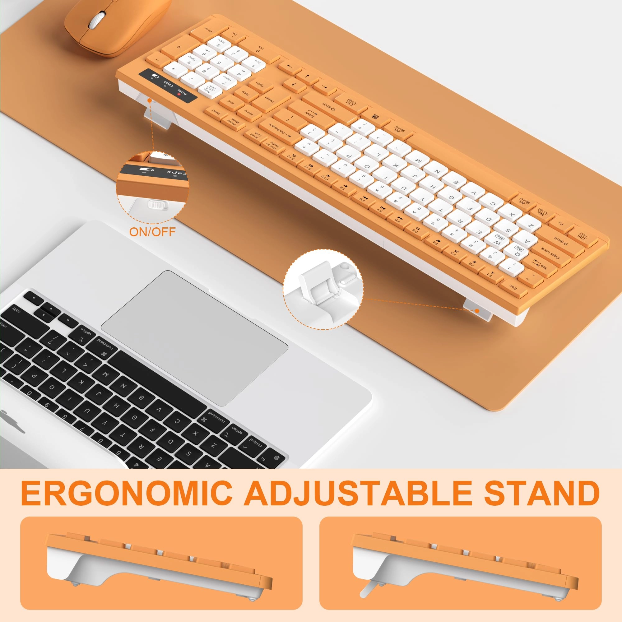 Ergonomic Wireless Keyboard - Wired