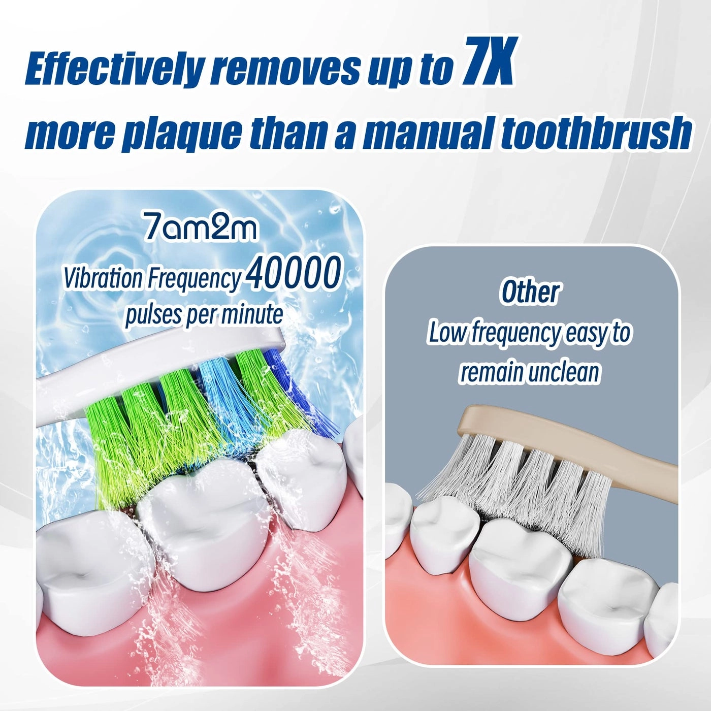 AM105D - Rechargeable Sonic 12 Brush Heads Pack