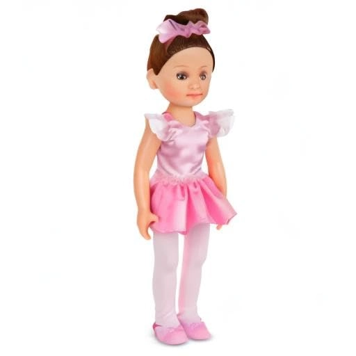 Victoria Poseable Ballerina Doll - 14 inches brunette