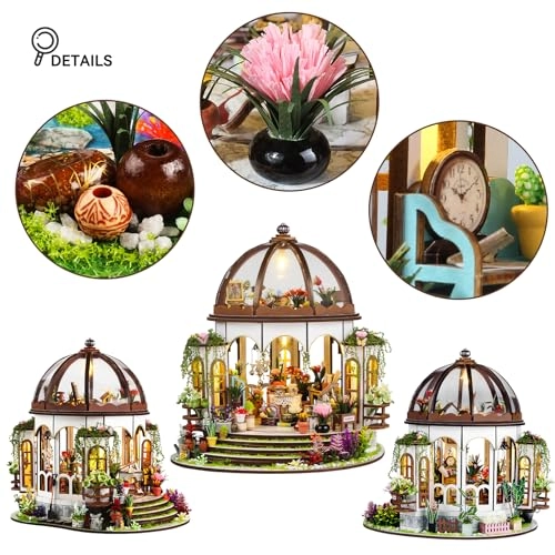Miniature House Kit - Hanging Garden LED