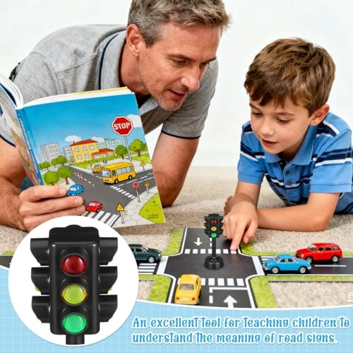 Miniature Toy Traffic Lights - 12 months and up 12 pieces