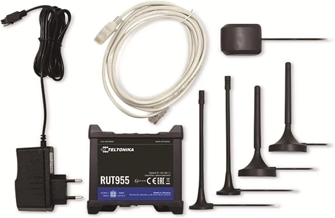 Teltonika Networks RUT955W03660 - Cat 4 LTE 802.11b 150 Mbps 50 Mbps