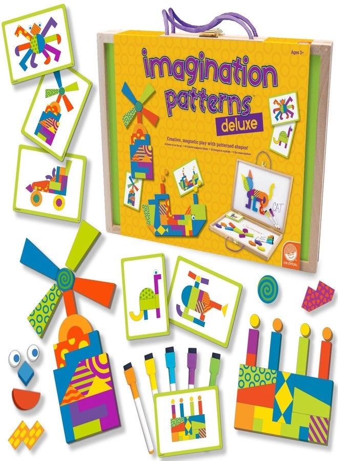 MindWare Imagination Patterns - 60 Magnetic Blocks