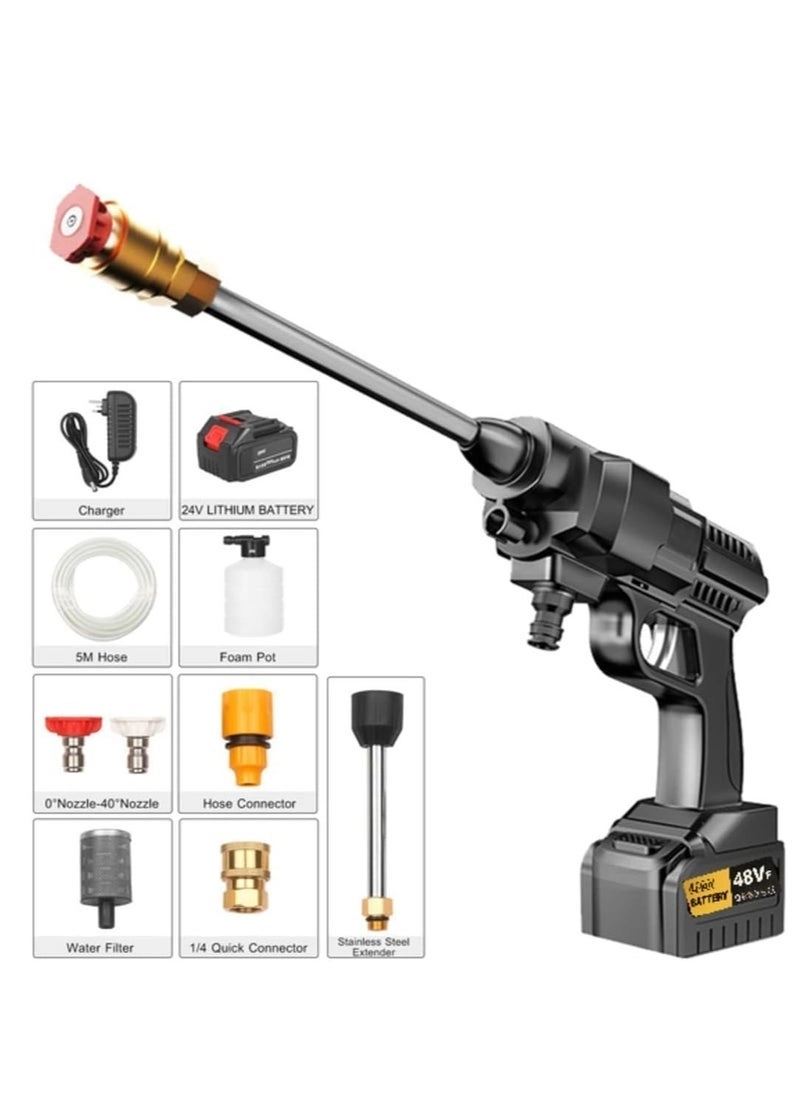 Cordless Portable Washer - 48V 200W 30Bar