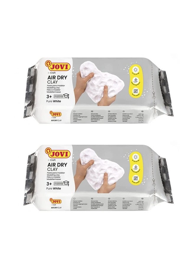 European Air-Dry Modeling Clay - 500g 2pcs.