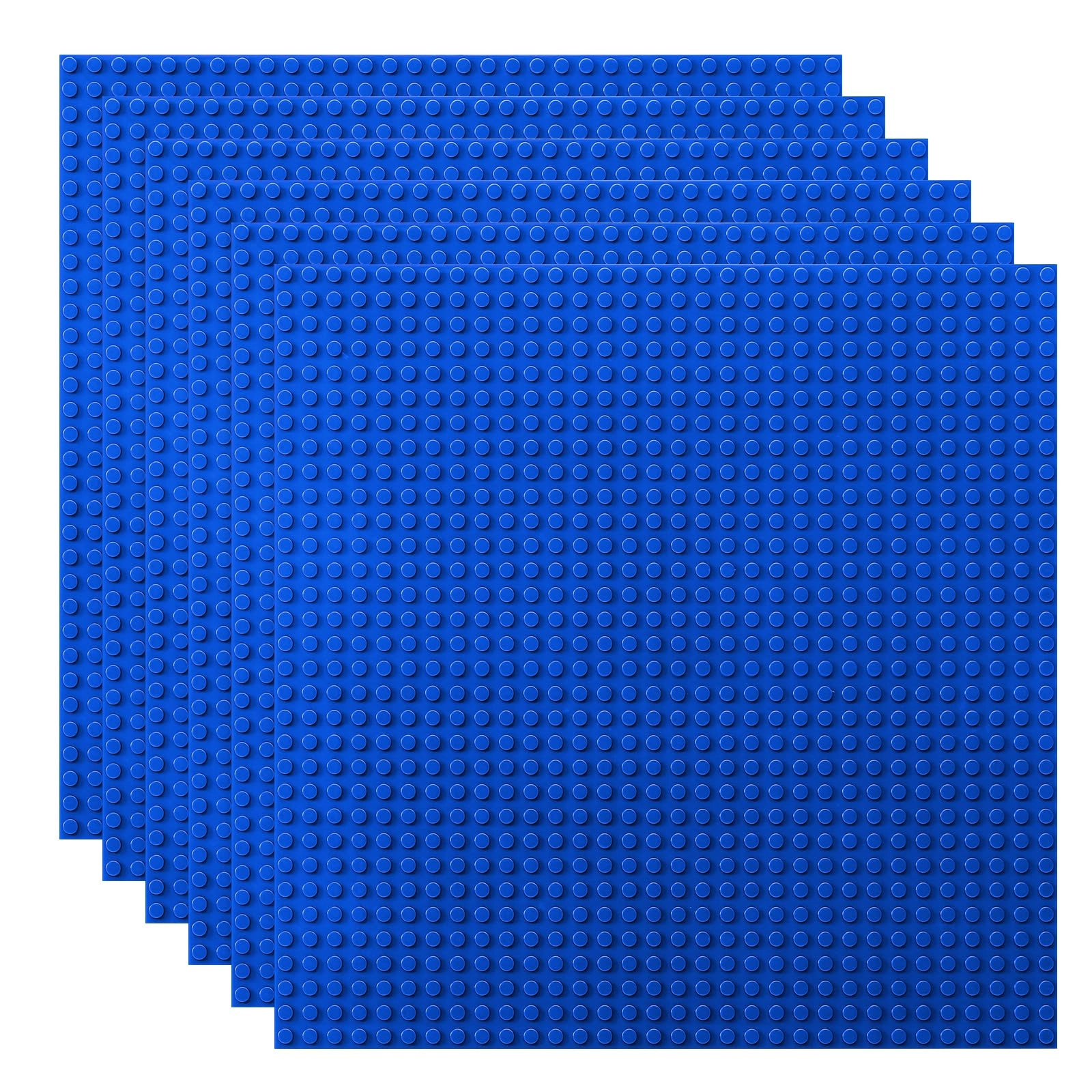 Lekebaby Baseplate for Building Bricks 25.4X25.4cm - 6pcs