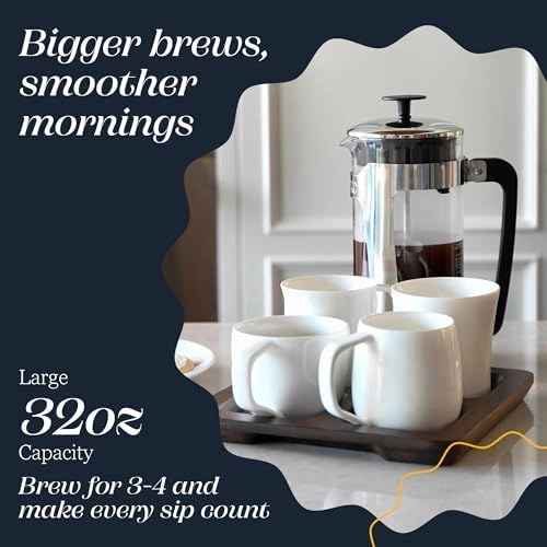 P5 - Double Micro-Filter Glass Carafe